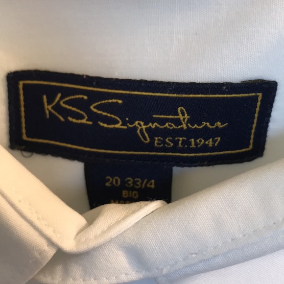 3 men’s KS Signature shirts size 20 neck 33 Great condition - Picture 3 of 4